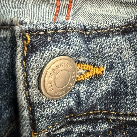 7 For All Mankind Slimmy Coachella Blue Jeans - Size 32 - Picture 9 of 16